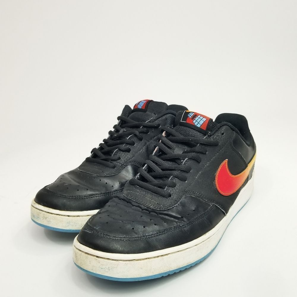 Nike Court Vision Low "Gradient Sunset" Black Skateboarding Sneakers Size: 11